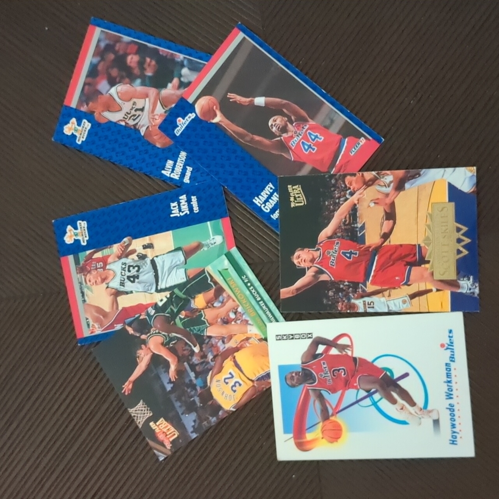 Early 1990s Milwaukee Bucks & Washington Bullets